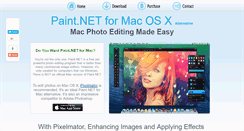 Desktop Screenshot of paintnetformac.com